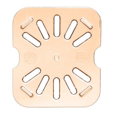 Carlisle 3089613 StorPlus 1/6-Size Amber Drain Shelf