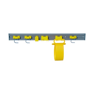 Rubbermaid FG199300GRAY 34 In. Closet Organizer / Tool Holder Kit