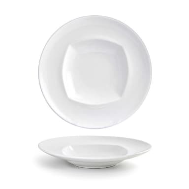 FOH DBO031WHP23 Trillium 11 Ounce Round / Square Bowl