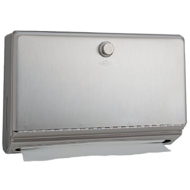Bobrick B-2621 Stainless 10.75" x 7.13" Towel Dispenser
