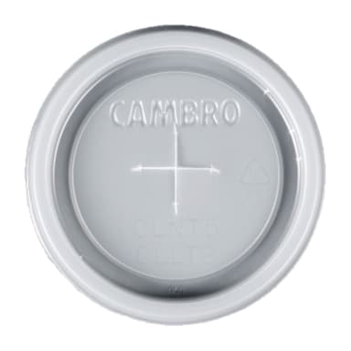 Cambro CLNT5190 Translucent NT5 Tumbler Lid w/ Straw Slot - 1500 / CS