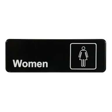 Traex® 4516 Women's Restroom Sign with White Letters