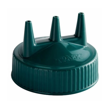 Traex 3300-191 Green Tri-Tip Cap for 24 Ounce Wide Mouth Bottle