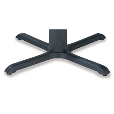 Falcon 230-R100 Black Wrinkled 30 x 30 Table Base with Glides