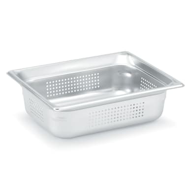 Vollrath 90323 Super Pan 3 1/3 Size x 2.5" D Perforated Food Pan