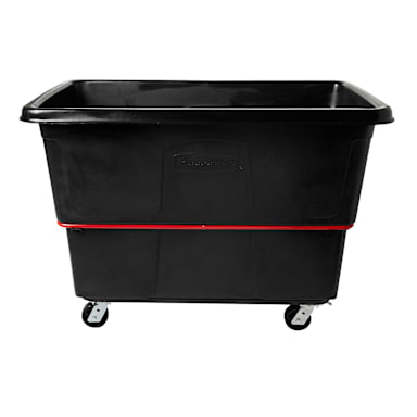 Rubbermaid FG472700BLA Black Heavy Duty 27 Cu. Foot Utility Truck