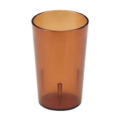 Cambro 950P153 Colorware Amber 9.8 Oz. Plastic Tumbler - Dozen