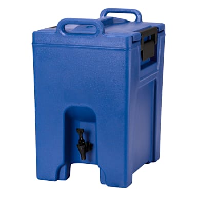 Cambro UC1000186 Ultra Camtainer Navy Blue 10.5 Gal. Beverage Carrier