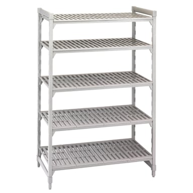 Cambro CPU184872V5480 Camshelving 18" x 48" x 72" 5-Shelf Vented Kit
