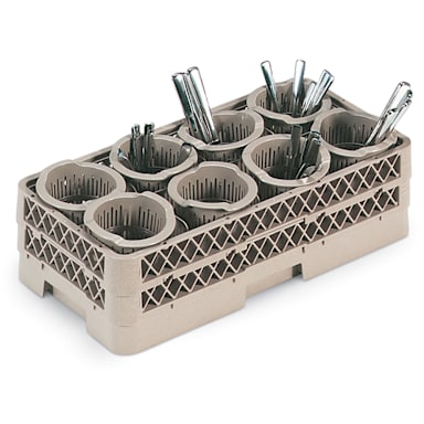 Traex® HR1370 Flatware Rack with 8 Cylinders