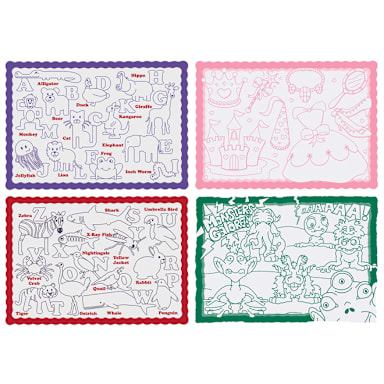 Hoffmaster® 326191 Color Me® Refill Placemats - 1000 / CS