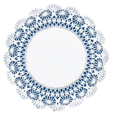 Hoffmaster 500234 White 5" Cambridge Doily - 1000 / CS