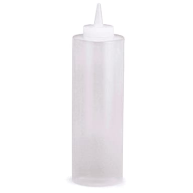 TableCraft C112C 12 Oz. Clear Squeeze Dispenser