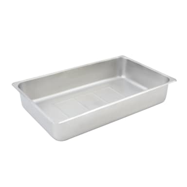 Bon Chef 12006 Stainless Rectangular 2 Gallon Water Pan for Chafer