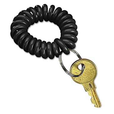MMF ICX94190035 Black Cool Coil Wrist Key Ring