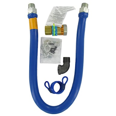 Dormont 1650BPQ48RDC 1/2" x 48" Gas Hose With Quick Disconnect