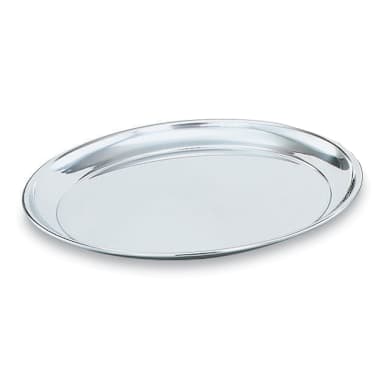 Vollrath® 47214 Mirror Finish S/S 13-7/8" Round Tray