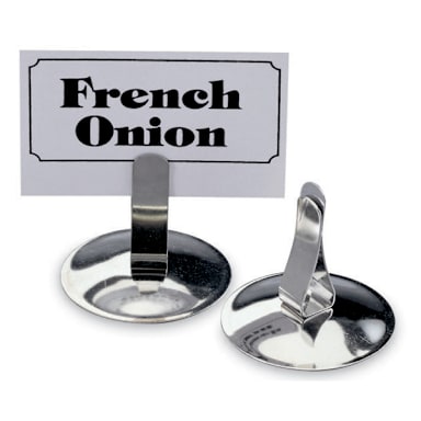 Vollrath® 46794 Stainless Steel 2-1/4" Menu / Card Holder