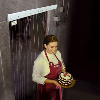 Curtron Products M108-PR-3480 M-Series 34 x 80 Strip Door Curtain