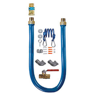 Dormont 1650KIT48 48" x 0.5" Gas Connector Kit With 2 Elbows