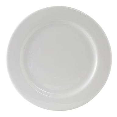 Tuxton ALA-054 Alaska 5.5" Rolled Edge White Plate