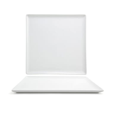 FOH DOS005WHP21 Mod 12" Square Plate - 4 / CS