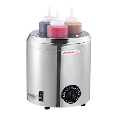 Server 86810 Signature Touch S/S 3-Bottle Squeeze Bottle Warmer