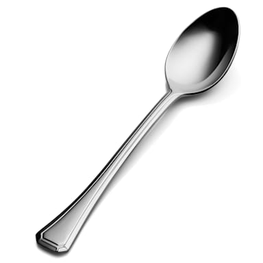 Bon Chef S504 Prism Stainless Steel Tablespoon / Serving Spoon - Dozen
