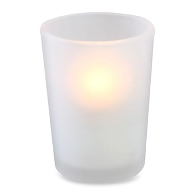 Sterno Products® 80286 Luna Frosted Glass Candle Holder