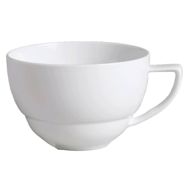 Rene Ozorio 6301P232 Duo White 7.5 Oz Tea Cup