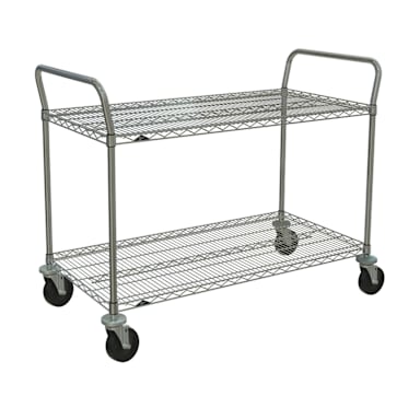 Metro 2SPN53ABR SP 24" x 36" Cart With 2-Super Erecta Brite Shelves