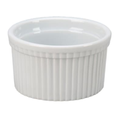 Vertex China RMK-7-P Market Buffet 7 Oz White Fluted Ramekin