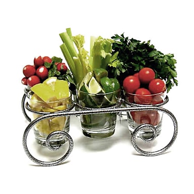 Dine Art 4077-S Scroll Garnish Caddy