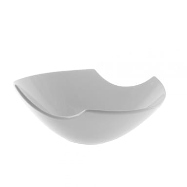 10 Strawberry Street WTR-10SAMBWL White 48 Oz Samurai Bowl - 8 / CS