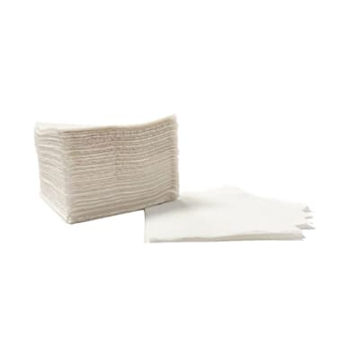 Prime Source 78000335 White 4-7/10" Beverage Napkins - 4000 / CS