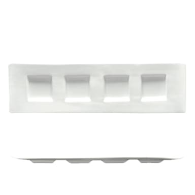 Fortessa 5000.FSW0.0204 Kyoto 4-Square Rect. Taster Tray - 6 / CS