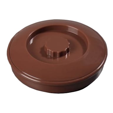 Carlisle 047528 Lennox Brown 7-1/4" Tortilla Server with Lid