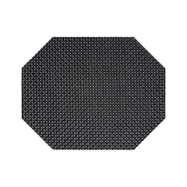 FOH XPM037BKV83 Black 11" Basketweave Placemat