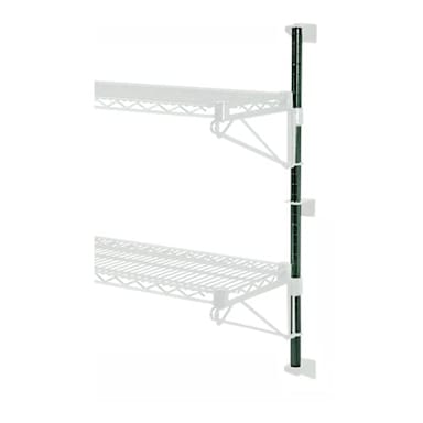Darling Foodservice 24" Green Wall Mount Post Set