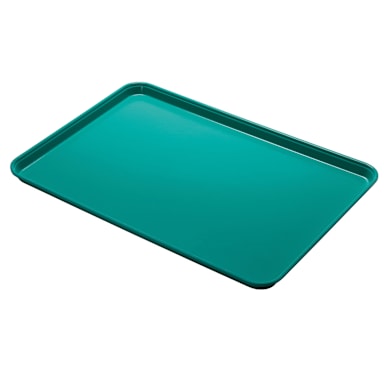 Cambro 1826MT140 Green 17.81" x 25.69" Market Display Tray - 6 / CS
