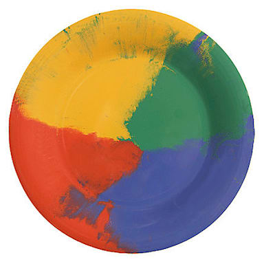 G.E.T. WP-9-CE Diamond Celebration 9" Wide Rim Plate