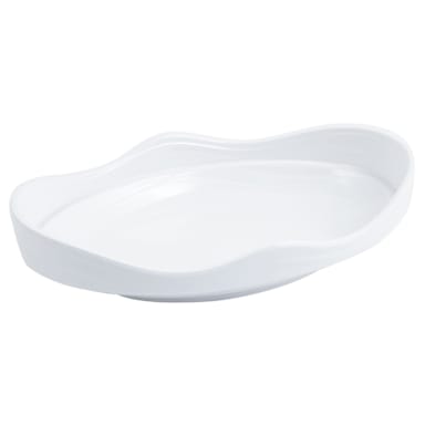 Bon Chef 53206 WHITE Melamine Oval 12 x 8 x 2.5 Euro Bowl