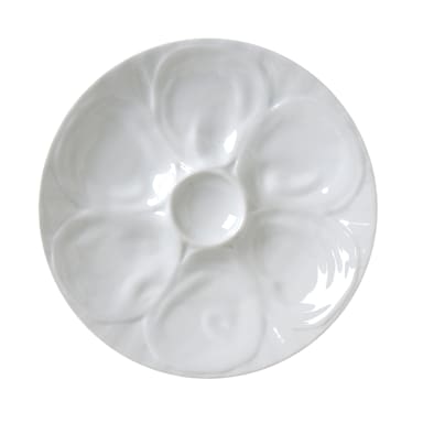 Vertex China ARG-OP Market Buffet 9" White Oyster Plate