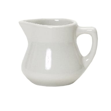 Tuxton BER-035 3.5 Oz. Eggshell Creamer