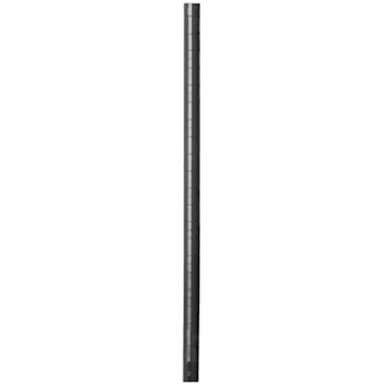 Darling Foodservice 54" Stationary Black Epoxy Coated Post