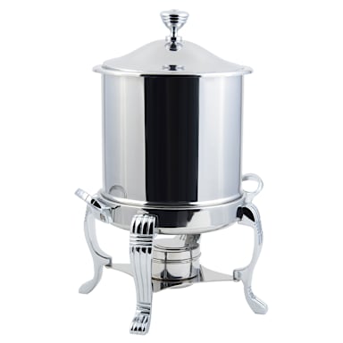 Bon Chef 30001HLCH Aurora Chrome 8 Qt. Petite Marmite w/ Hinged Lid