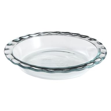 Pyrex® 1085800 Clear Glass Easy Grab™ 9.5" Pie Plate