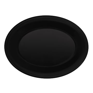 G.E.T. OP-120-BK Black Elegance 12" x 9" Platter - Dozen