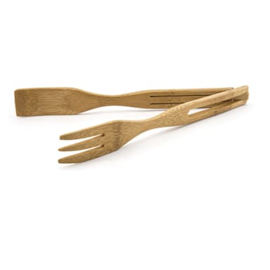 FOH BUT022BBB23 Slim 12" Bamboo Tong