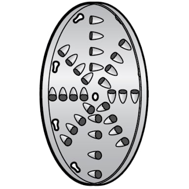 Alfa VS-12SD-3/32 Grating/Shredding Disc, Hole Size 3/32"